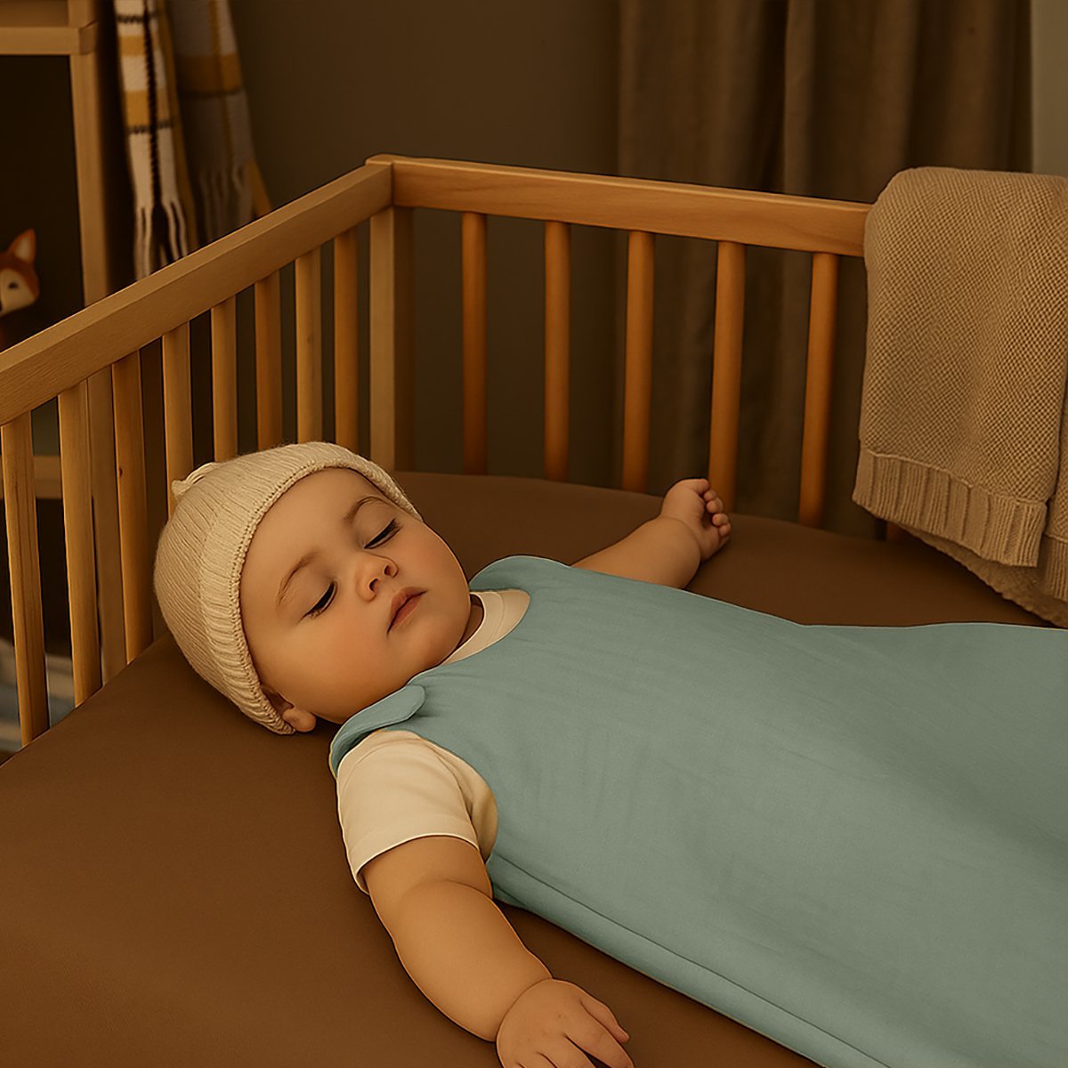 Gigoteuse Hiver en Coton Bio Vert