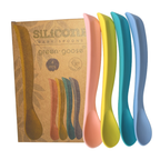 Ensemble de cuillères courbées en silicone – 4 pièces