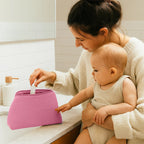 Trousse de Toilette en Coton Bio Rose