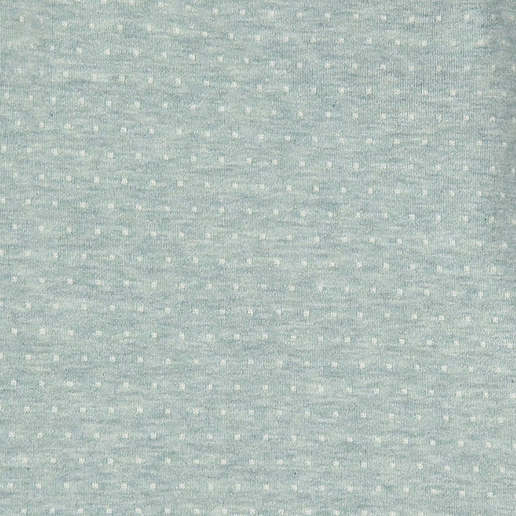 Pyjama Une-Pièce en Coton Bio – Aqua mélangé