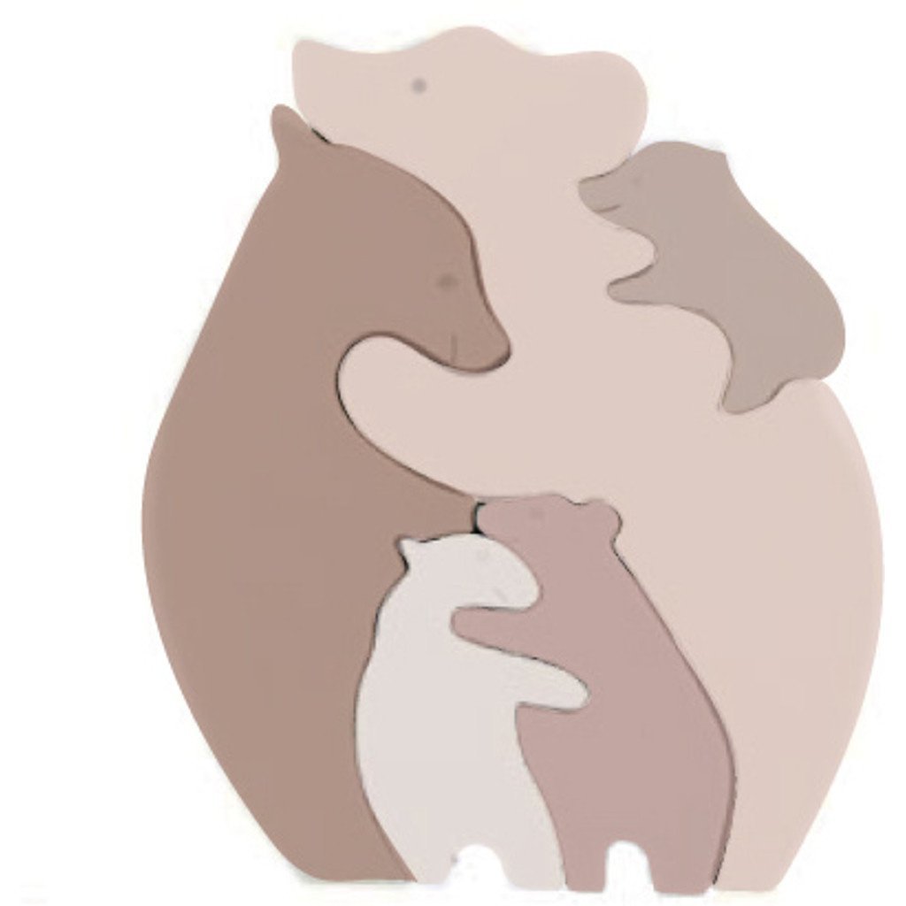 Puzzle en silicone Ours rose