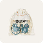 Chaussons bébé en cuir souple – Caméléon Glouton