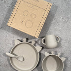 Service de table en silicone – Lykke Girafe Pavé