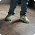 Chaussons bébé en coton – Petit-Gris