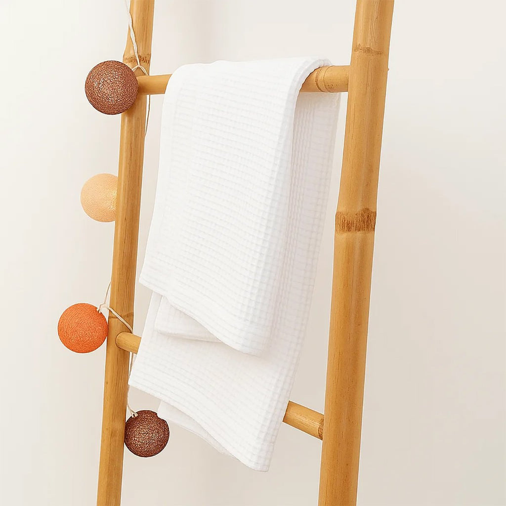 Couverture Nid d'Abeilles en Coton Bio Aiko