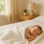 Couverture Nid d'Abeilles en Coton Bio Aiko