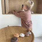 Jouet d’activité Sasha – Mélange de Marron