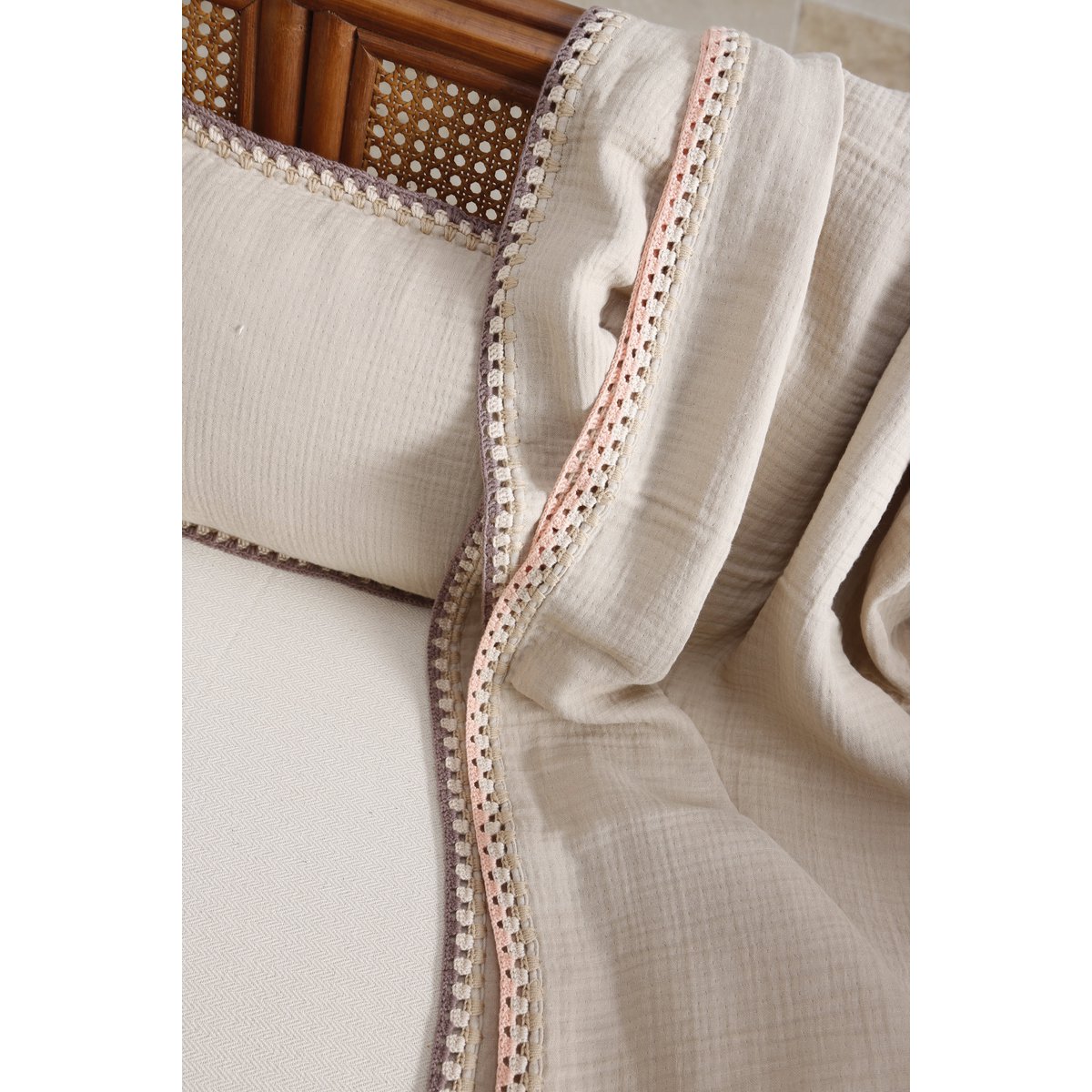 Couverture Mousseline CROCHET