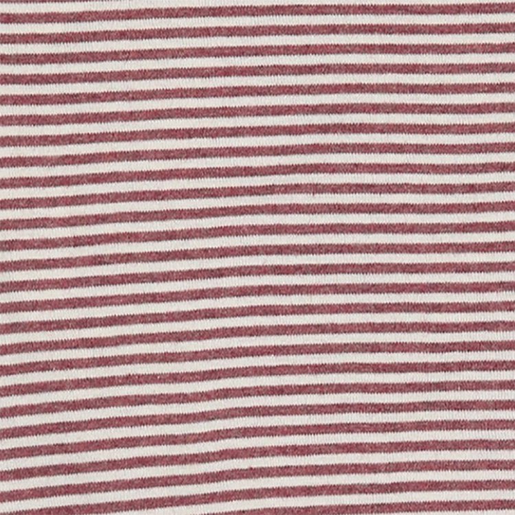 Pantalon Bébé en Coton Bio – Rayé Bordeaux