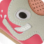Chaussons bébé en cuir souple – Bisou d’Éléphants