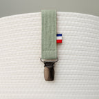Attache-Tétine en Coton Bio – Teddy Vert