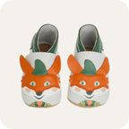 Chaussons bébé en cuir souple – Renard Robin Hood