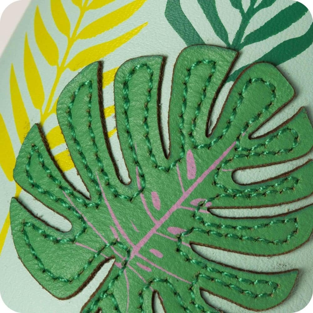 Chaussons bébé en cuir souple – Cardinal Tropical