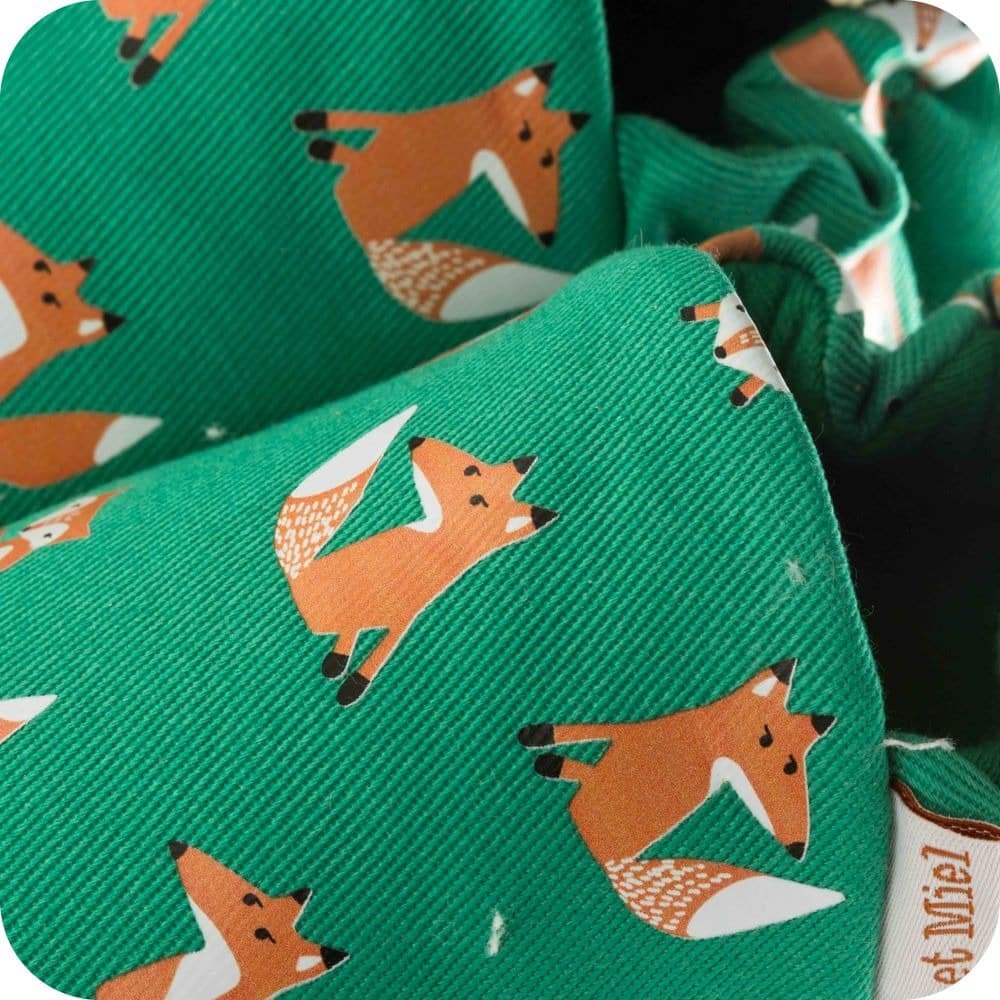 Chaussons bébé en coton – Goupil