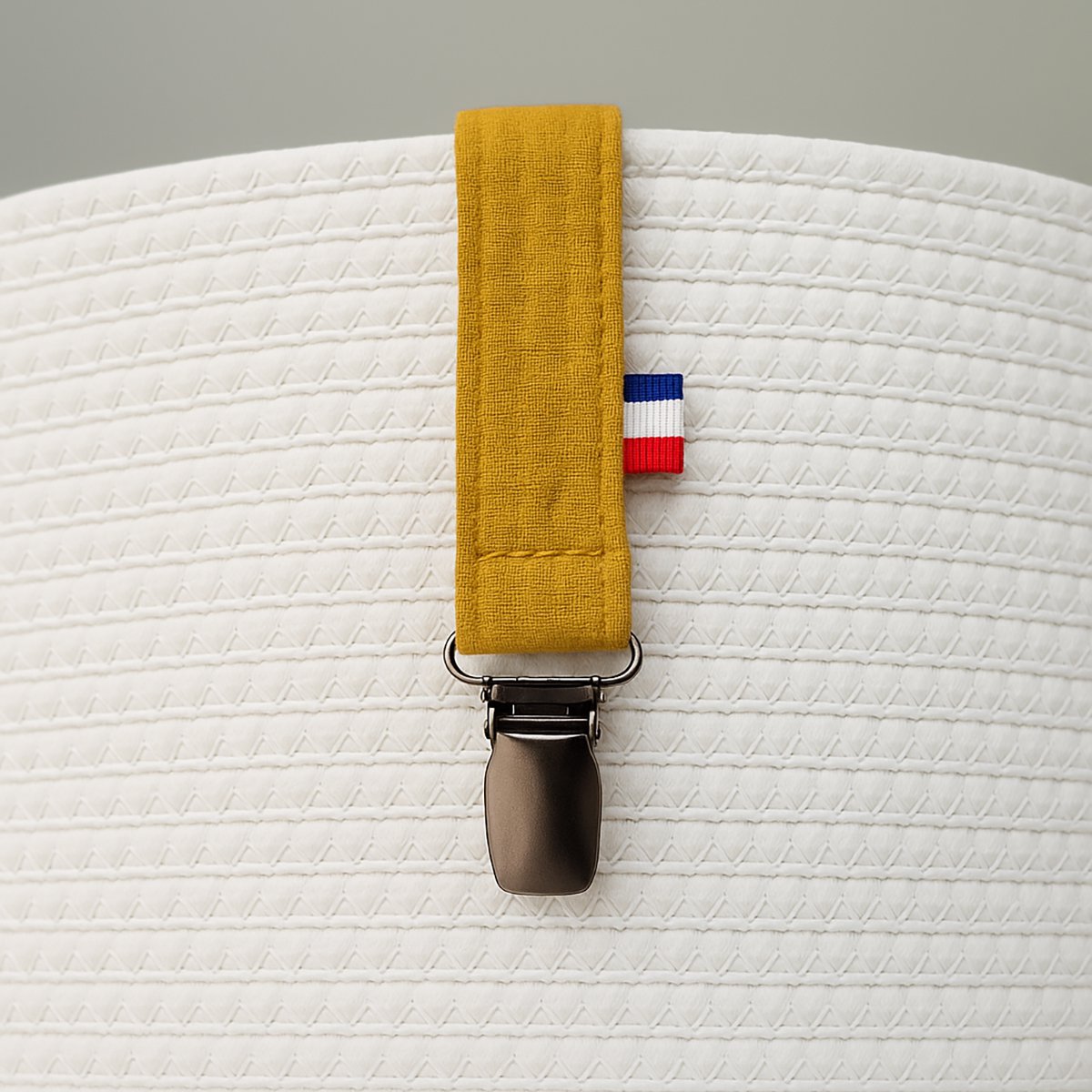 Attache-Tétine en Coton Bio – Teddy Honey