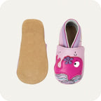Chaussons bébé en cuir souple – Baleine sportive