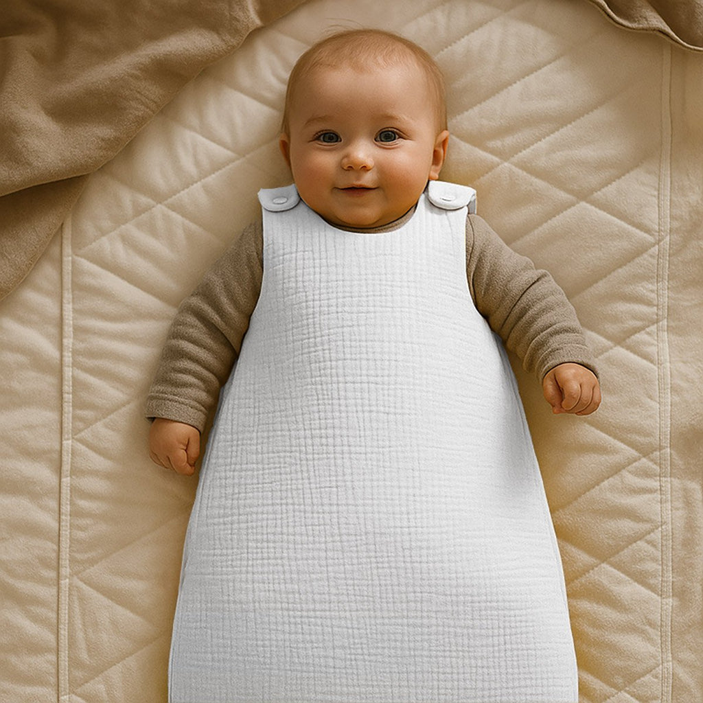 Gigoteuse Hiver en Coton Bio Blanc