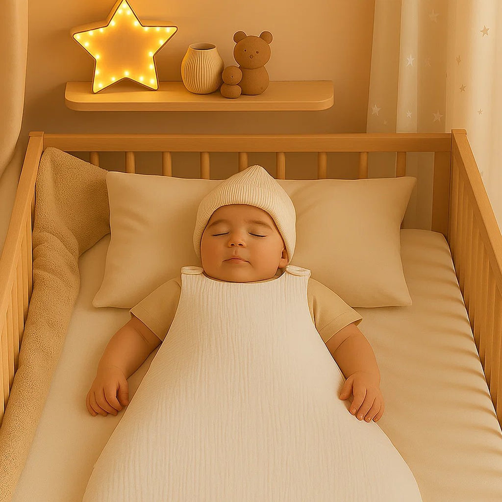 Gigoteuse Hiver en Coton Bio Blanc