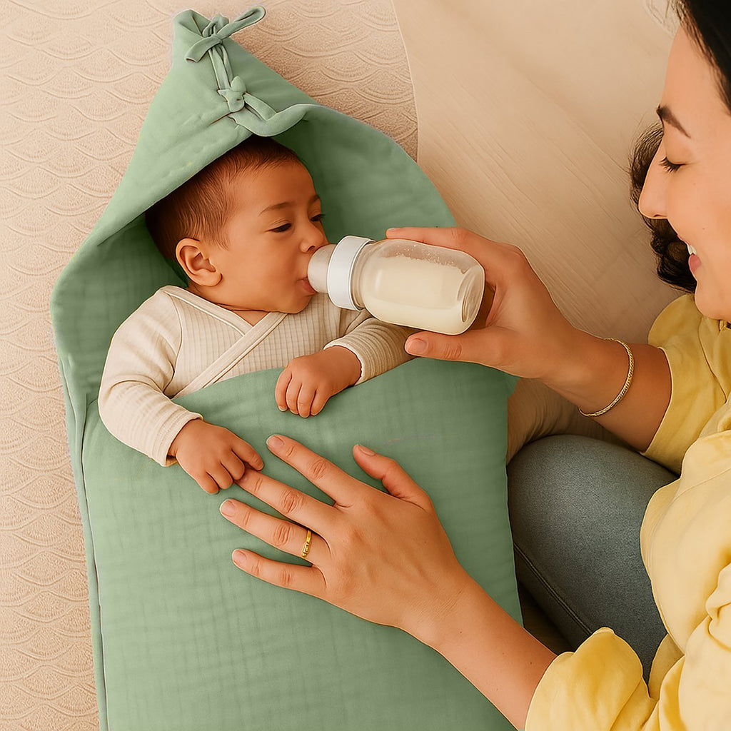 Nid d’Ange – Coton Bio Vert Sauge