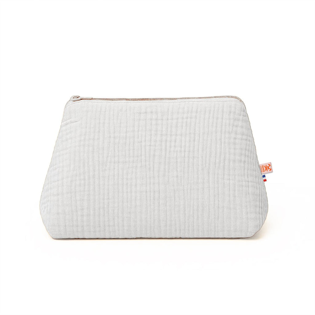 Trousse de Toilette en Coton Bio Blanc