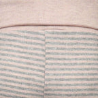 Pantalon Bébé en Coton Bio – Rayures Rose Doux