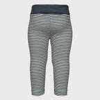 Legging Bébé en Coton Bio - Rayé Indigo