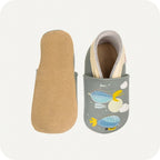 Chaussons bébé en cuir souple – Zeppelin