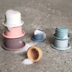 Gobelets empilables en silicone