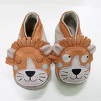 Chaussons bébé en cuir extra souple – Lionceau