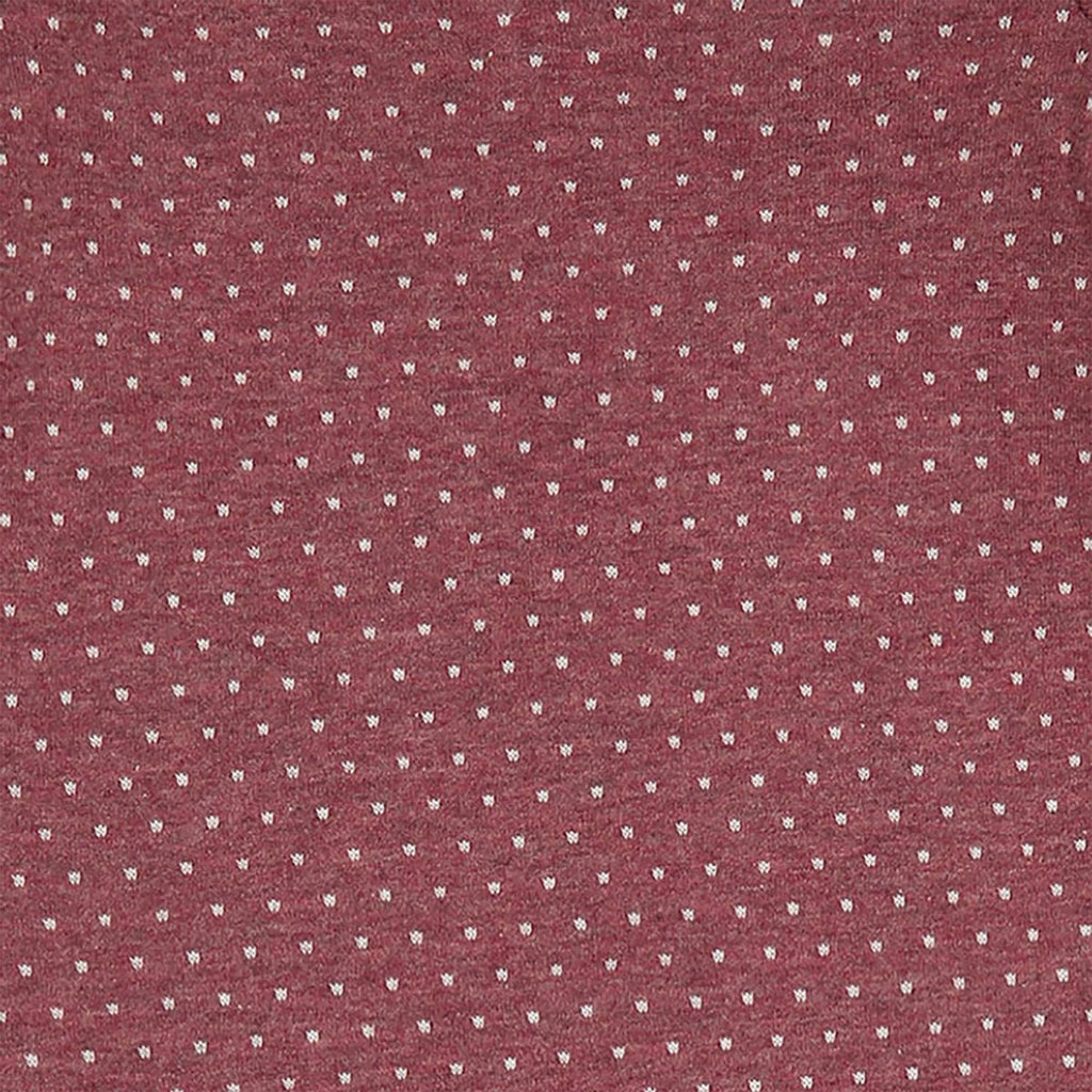 Pyjama Une-Pièce en Coton Bio – Bordeaux Mélange