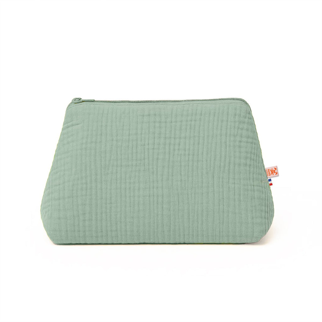 Trousse de Toilette en Coton Bio Vert
