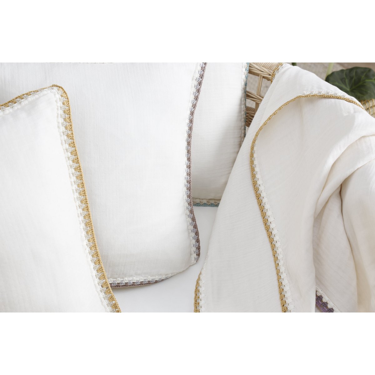 Couverture Mousseline CROCHET