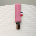 Attache-Tétine en Coton Bio – Teddy Rose