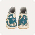 Chaussons bébé en cuir souple – Caméléon Glouton